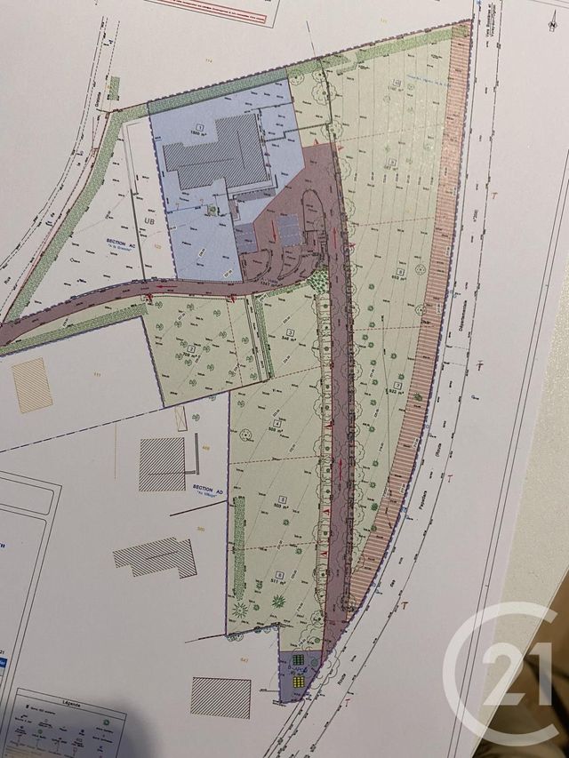 terrain à vendre - 1100.0 m2 - GENEUILLE - 25 - FRANCHE-COMTE - Century 21 Avenir Immobilier