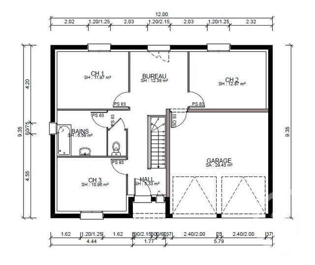 terrain à vendre - 991.0 m2 - BESANCON - 25 - FRANCHE-COMTE - Century 21 Avenir Immobilier