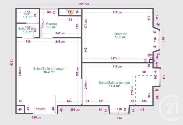 Appartement F2 à vendre BESANCON