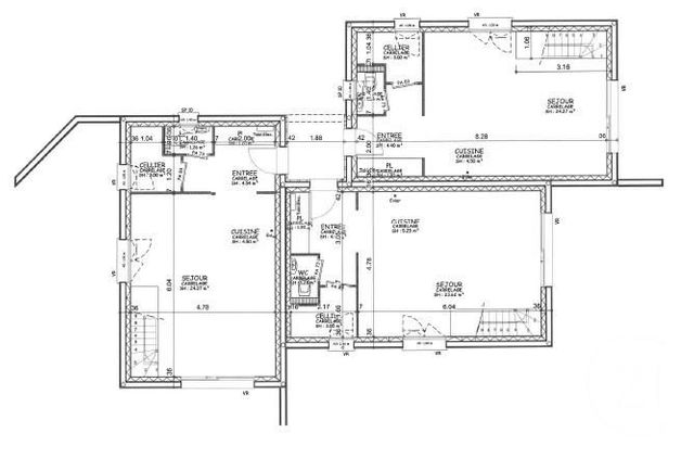 Appartement T3 à louer - 3 pièces - 73.0 m2 - ECOLE VALENTIN - 25 - FRANCHE-COMTE - Century 21 Avenir Immobilier